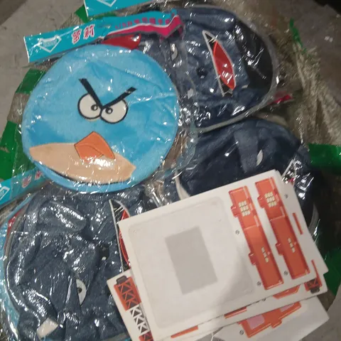 CAGE OF ASSORTED PRODUCTS TO INCLUDE; DISNEY THEMED CANVAS, CRAFT PRODUCTS AND ANGRY BIRDS LOGILILY