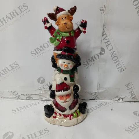 JOLLY SANTA LIGHT UP ORNAMENT