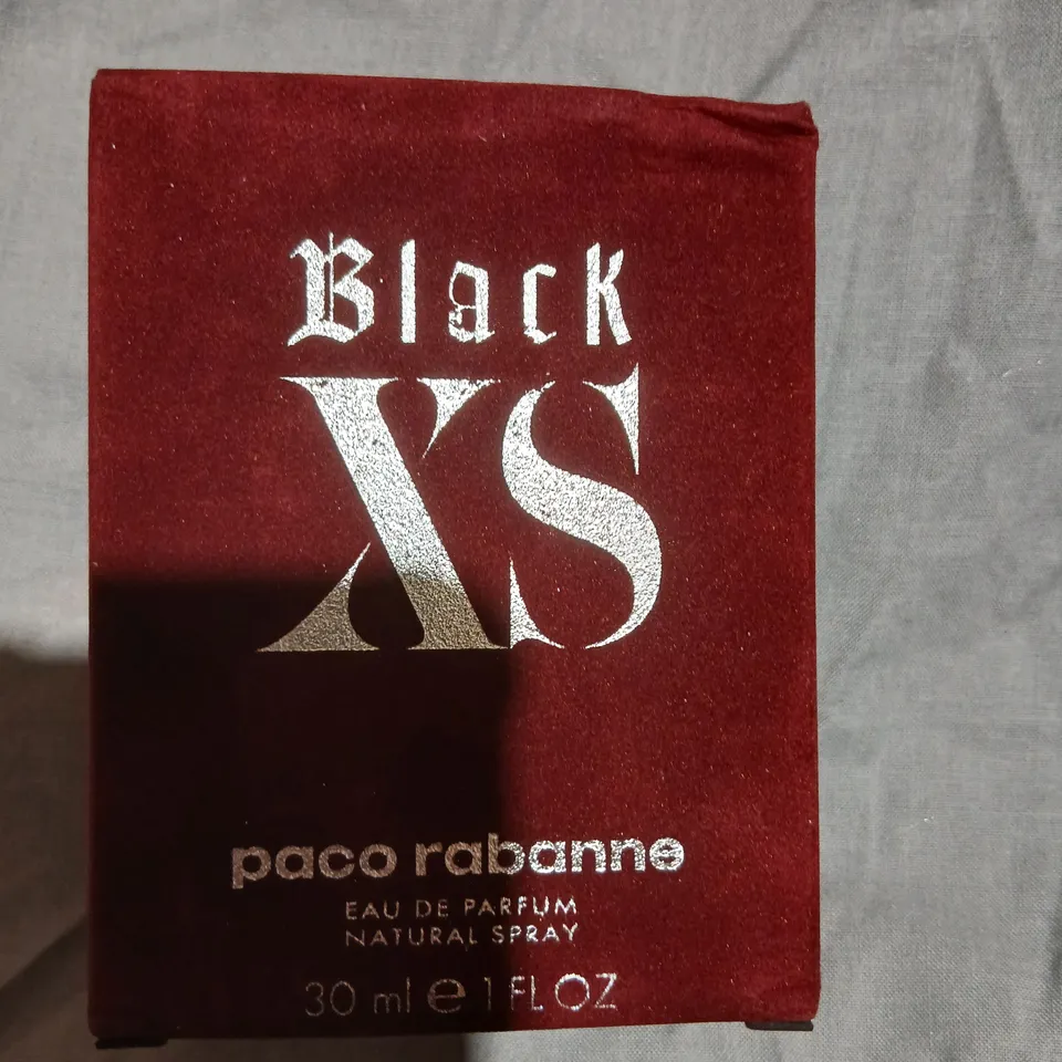 PACO RABANNE BLACK XS EAU DE PARFUM 30ML – BOXED