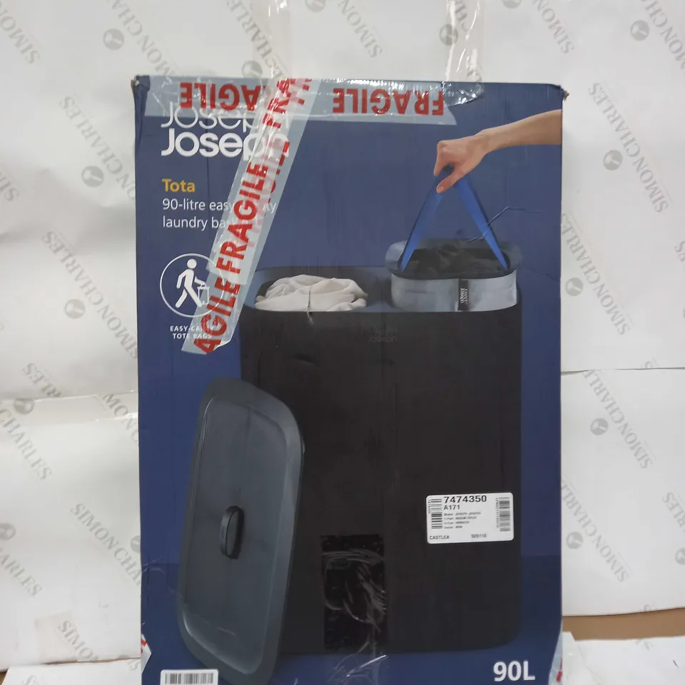 JOSEPH JOSEPH TOTA 90-LITRE LAUNDRY SEPARATION BASKET
