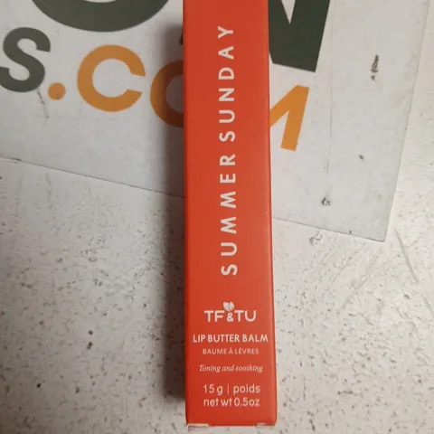 TF&TU LIP BUTTER BALM – VANILLA, SUMMER SUNDAY SHADE (04)