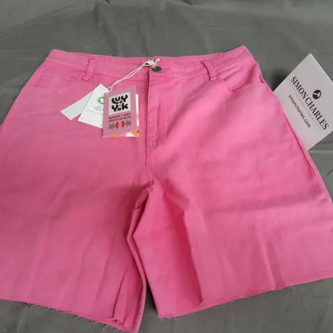 LUCY AND YAK PARKER SHORTS IN PINK ASH - 32