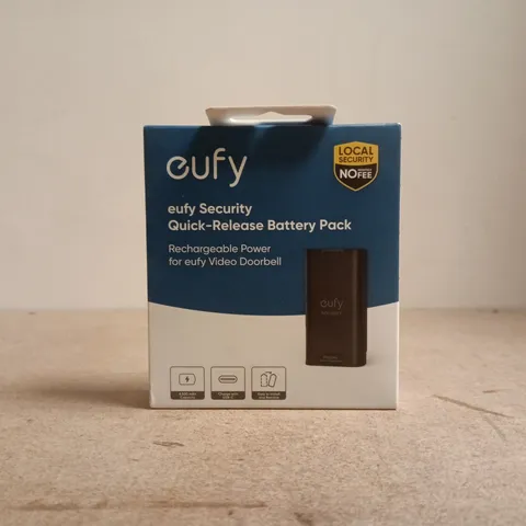 EUFY SECURITY QUICK-RELEASE BATTERY PACK FOR VIDEO DOORBELL – BOXED