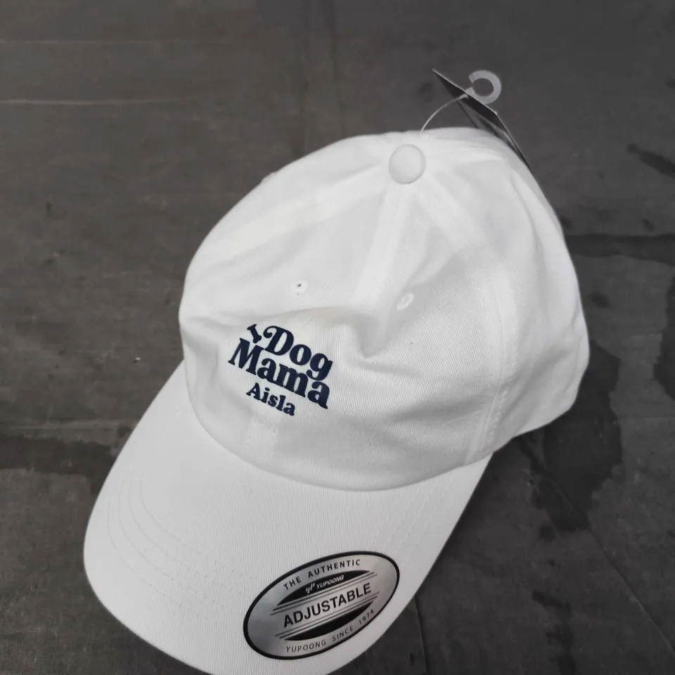 DOG MAMA ASIA ADJUSTABLE CAP – WHITE