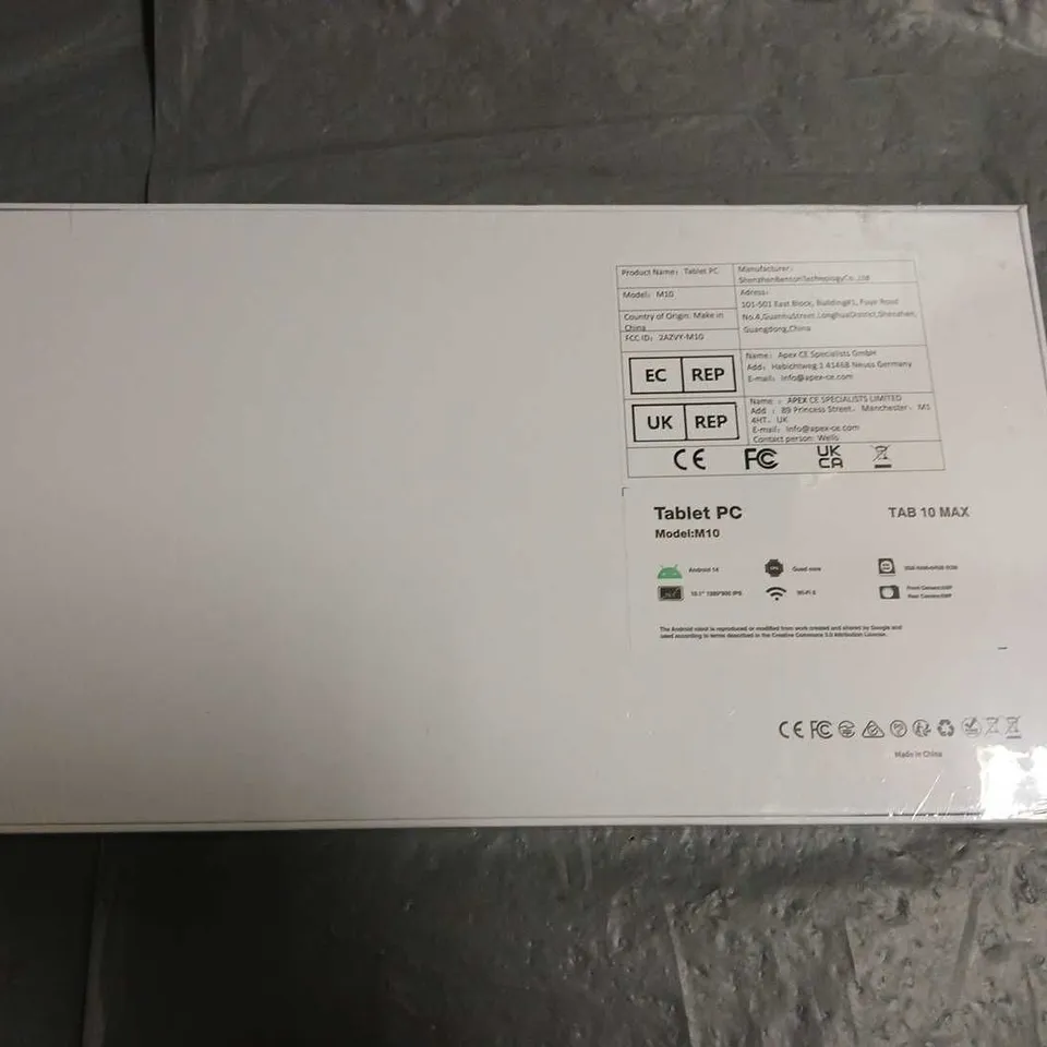 SEALED ANDROID TABLET 10 MAX