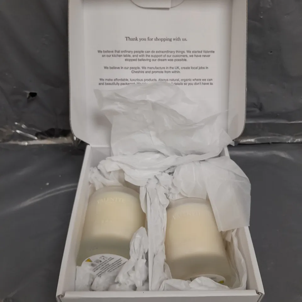 VALENTTE LONDON CANDLE GIFT SET 