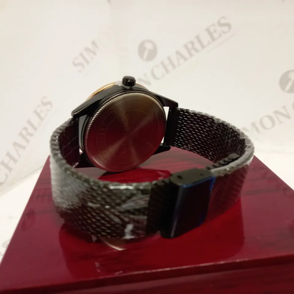 STOCKWELL DATE DIAL MESH STRAP WRISTWATCH RRP £650