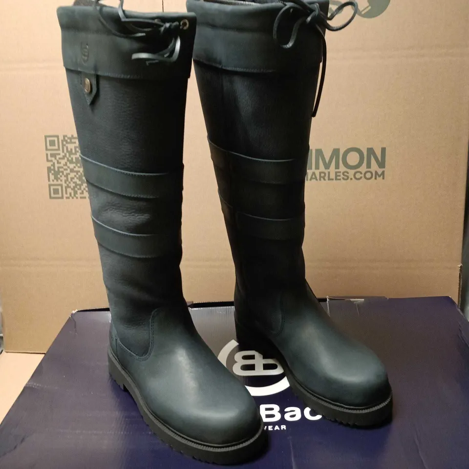 BAREBACK DAKOTA WATERPROOF COUNTRY BOOTS – BLUE, WOMEN'S UK5 (EU38)
