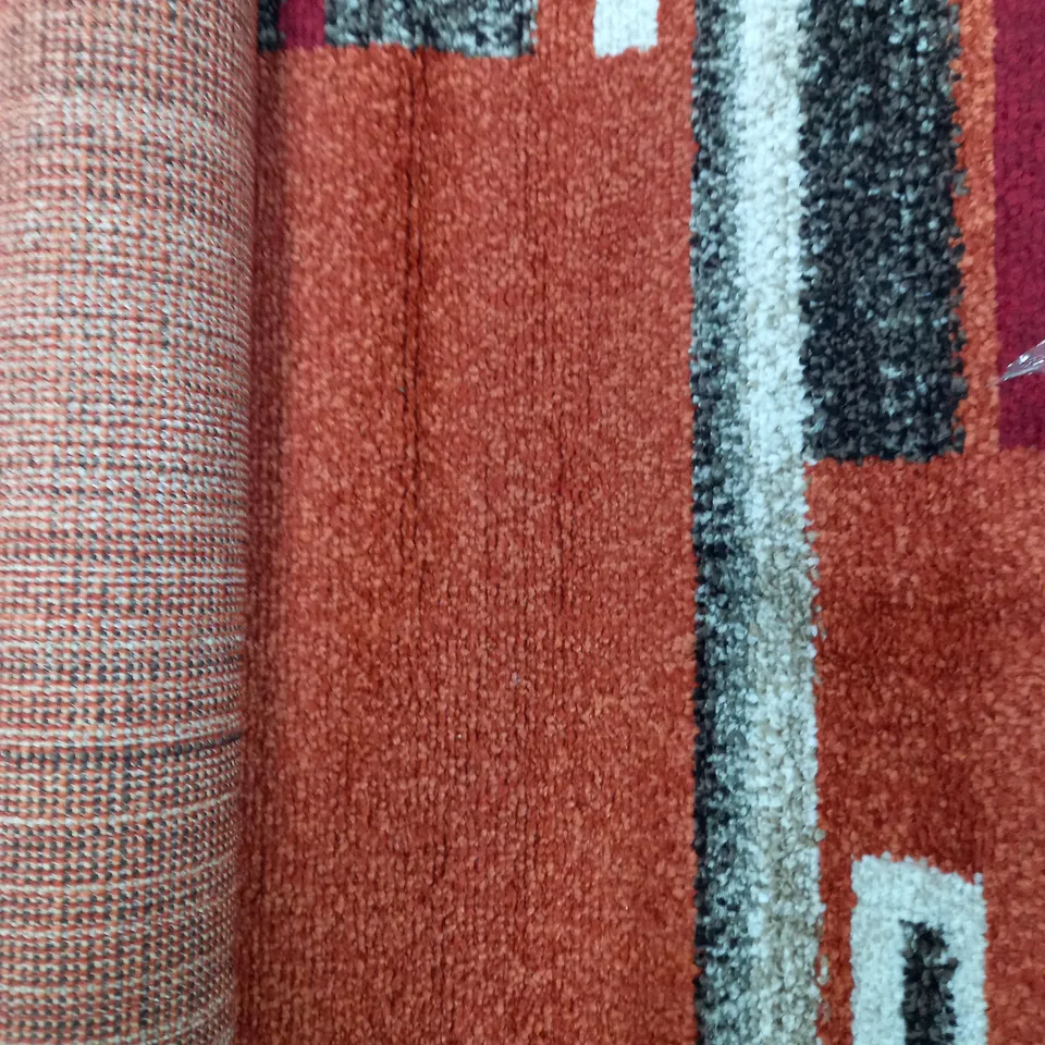 MOZART NEIL ORANGE TERRA RUG 60 X 110CM
