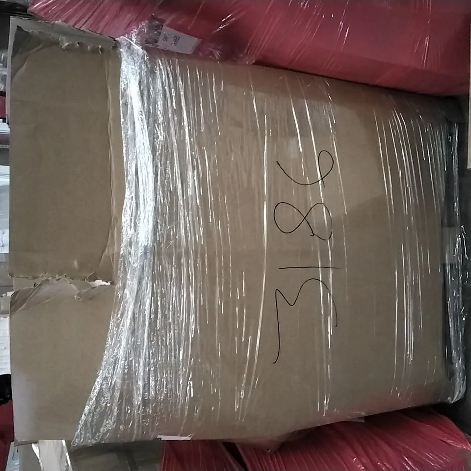 PALLET OF ASSORTED ITEMS INCLUDING COMHOMA OFFICE CHAIR, UMBRELLA STAND, WOLFWISE BEACH TENT, RUMCENT ROSE GOLD PHOTO FRAMES, PRO IRON 1.25KG SET