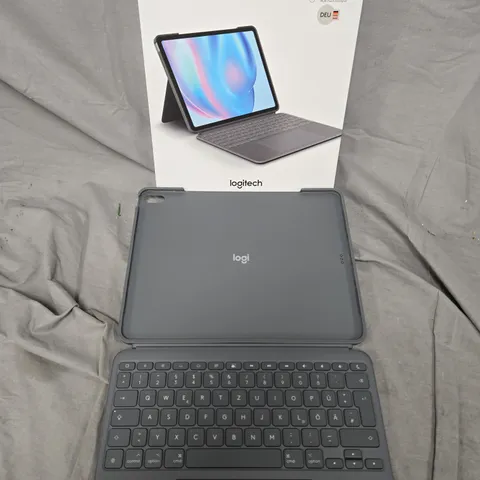 BOXED LOGITECH COMBO TOUCH IPAD AIR KEYBOARD - GERMAN LAYOUT 
