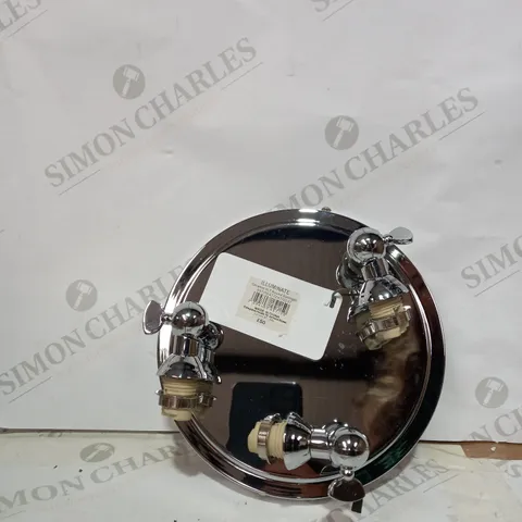 BOXED DESIGNER CERAMIC SPOTLIGHT CHROME LIGHT