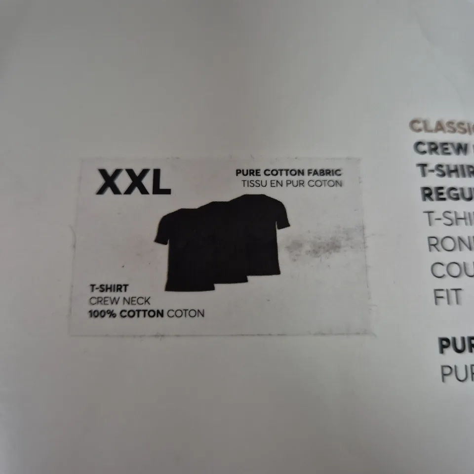 BOSS CLASSIC CREW NECK T‑SHIRT 3-PACK – WHITE – XXL