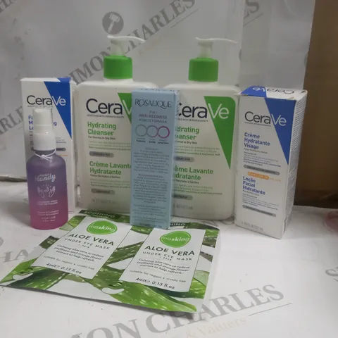 SKIN CLEANSERS, HYDRATORS AND UNDER EYE MASKS