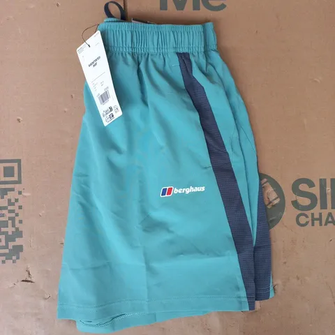 BERGHAUS ARCMOTION TECH SHORTS IN BLUE SIZE MEDIUM