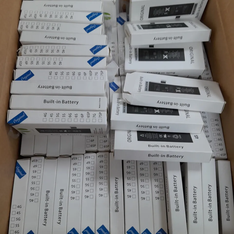 BOX OF APPROX 40 ORIGINAL 4S BATTERIES