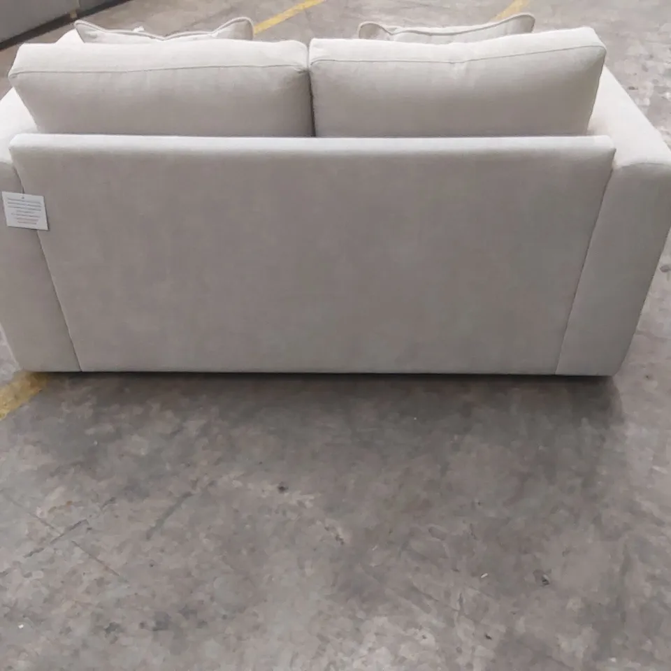 QUALITY DESIGNER 2 SEATER FABRIC UPHOLSTERED SOFA 