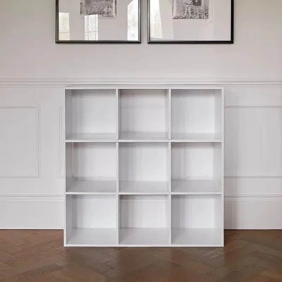 BOXED NORTHVILLE CUBE BOOKCASE - WHITE (1 BOX)