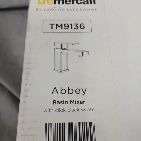 TRE MERCATI ABBEY BASIN MIXER TM9136 – CHROME WITH CLICK-CLACK WASTE