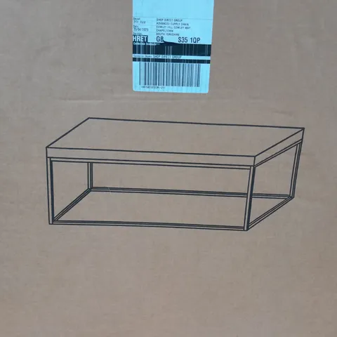 ANYA MIRRORED COFFEE TABLE - COLLECTION ONLY 
