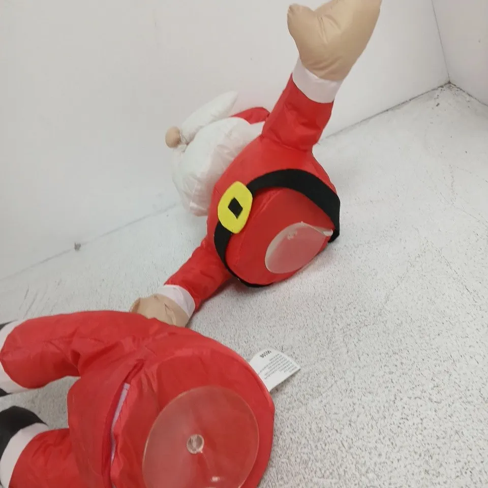 SANTA CLAUS PLUSH TOY WITH INTERACTIVE FEATURE (PRESS HERE) – RED SUIT