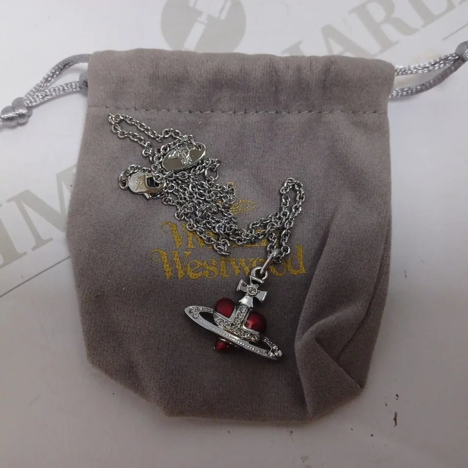 VIVIENNE WESTWOOD SILVER EFFECT MAYFAIR NECKLACE