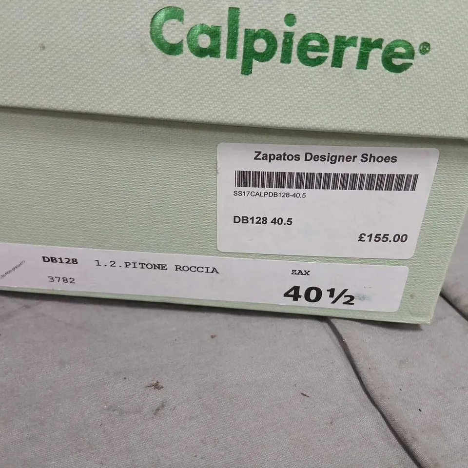 CALPIERRE SNAKE PRINT LOAFERS – UK 7 (EU 40.5), WOMEN’S DESIGNER SHOES