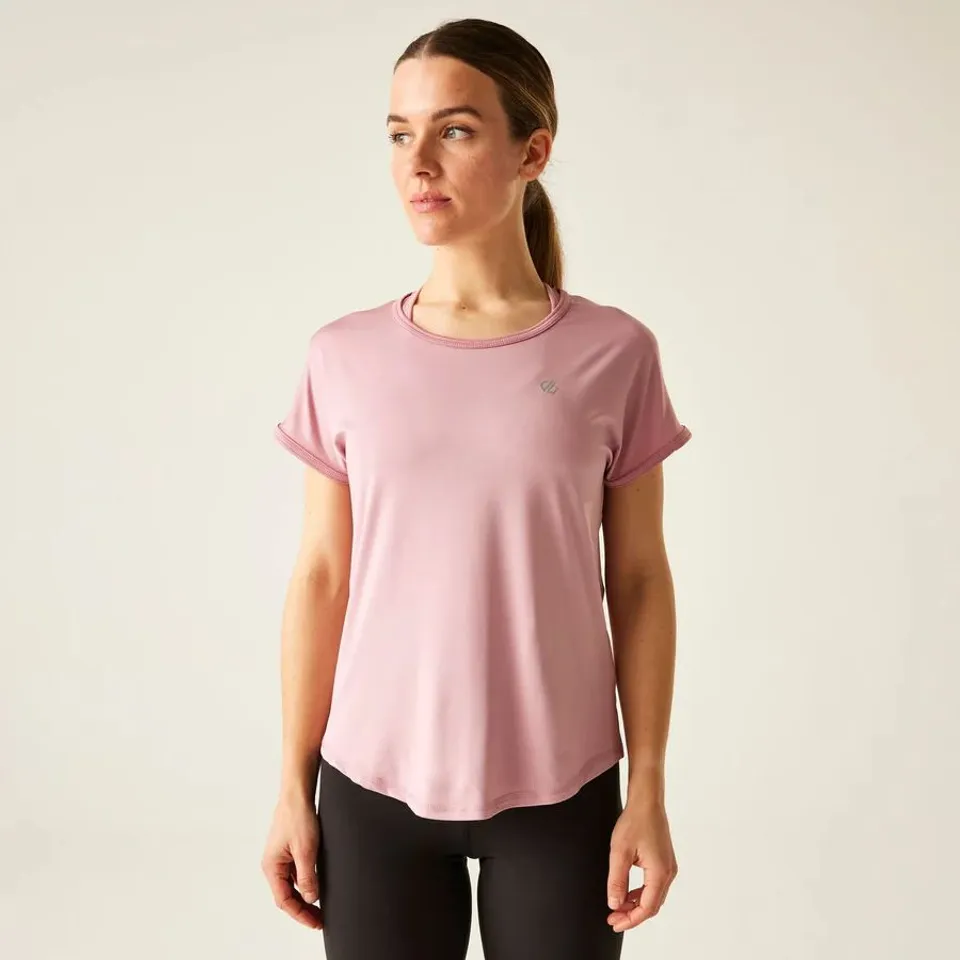 BRAND NEW DARE 2B WOMENS CHASE SHORT SLEEVE T-SHIRT LILAS UK 14