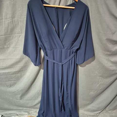 WTOO BY WATTERS NAVY BLUE DRESS – SIZE 14
