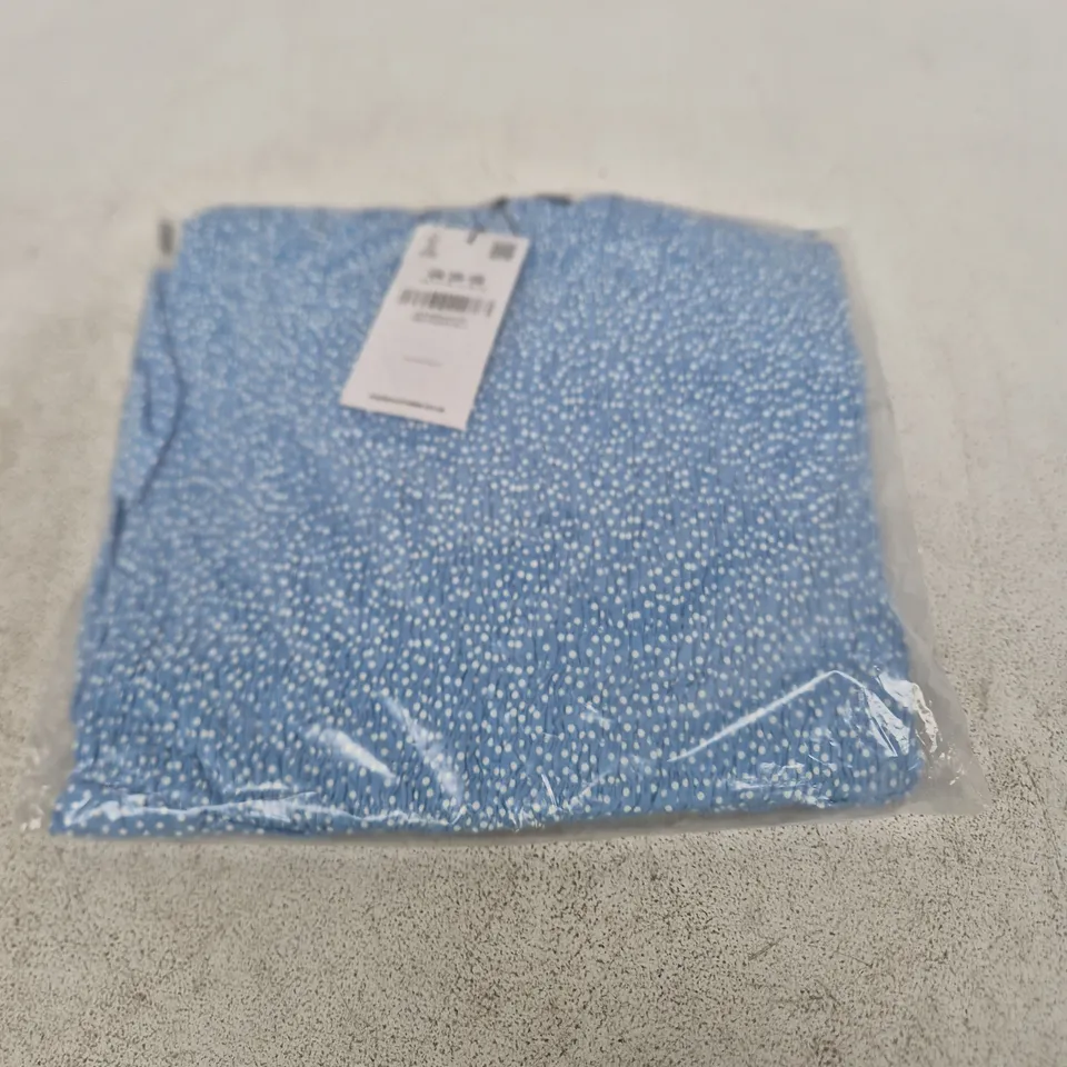 YOURS CLOTHING BLUE POLKA DOT DRESS – UK 26-28 (EU 54-56 US 22-24)
