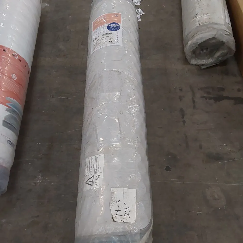 QUALITY BAGGED AND ROLLED 150cm KING SIZE FLAT TOP MATTRESS 