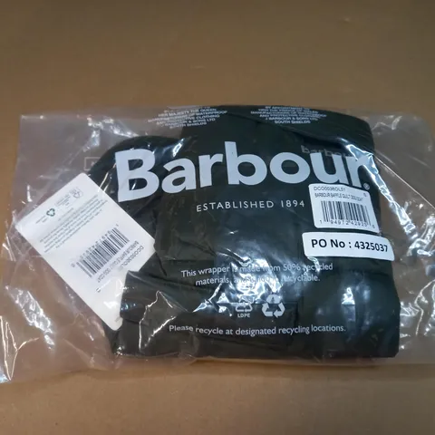 PACKAGED BARBOUR KHAKI BAFFLE QUILT DOG COAT - SMALL