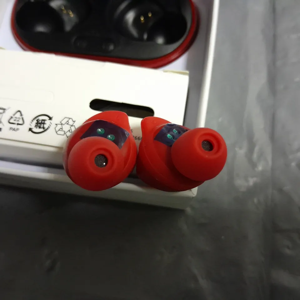 SAMSUNG BUDS+ EARBUDS IN RED