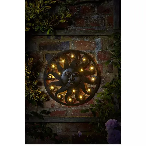 IN LIT WALL DECOR - CELESTIAL SUN 