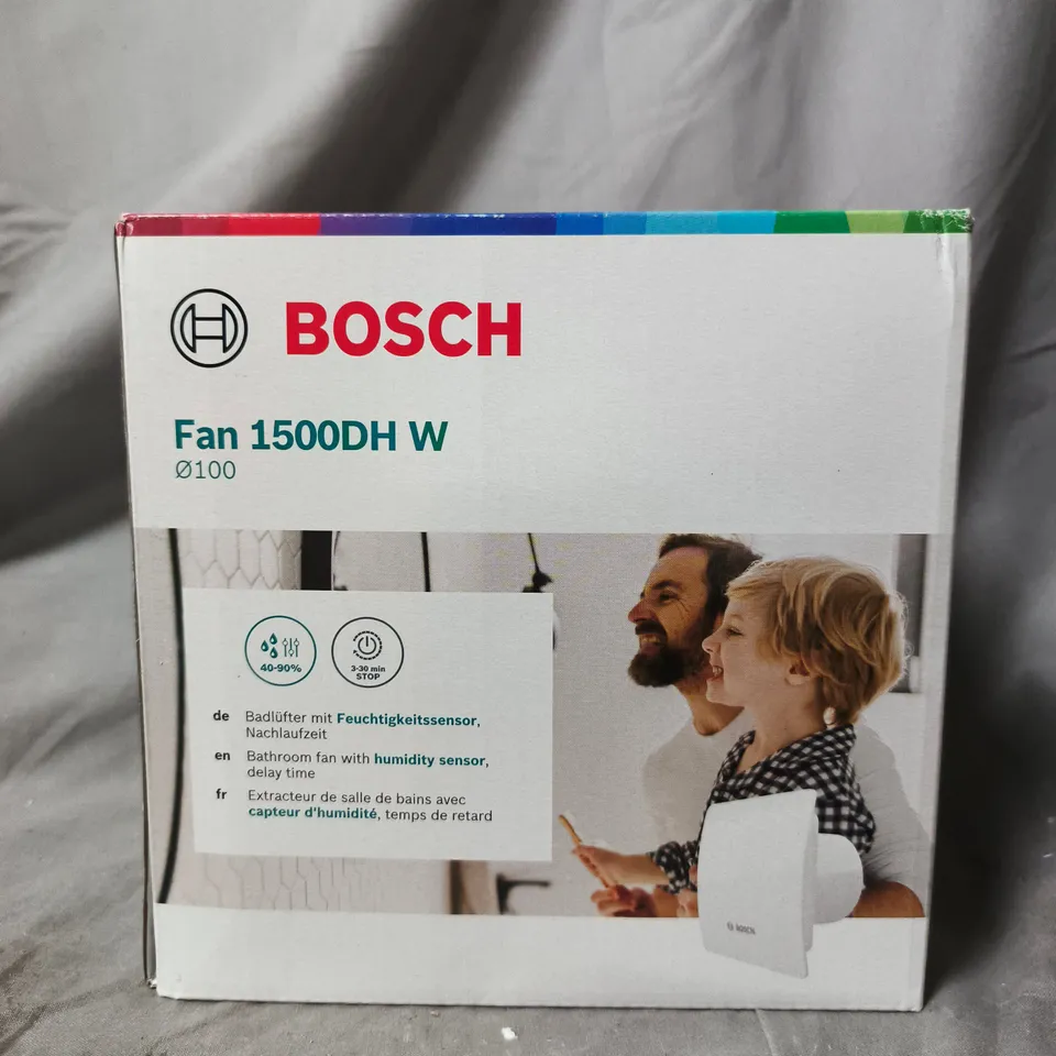 BOSCH FAN 1500DH W Ø100 - BOXED