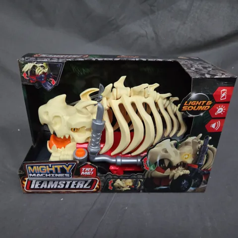 TEAMSTERZ MIGHTY MACHINES LIGHT & SOUND TRICERATOPS RIB CAGE RIPPER