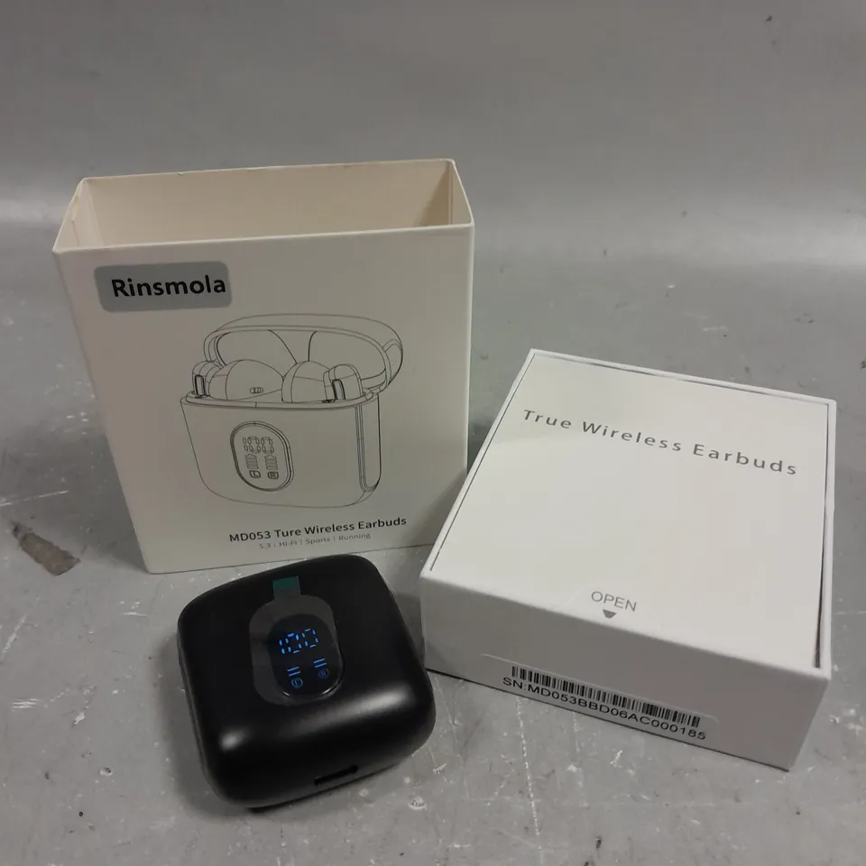 BOXED RINSMOLA MD053 TRUE WIRELESS EARPHONES 
