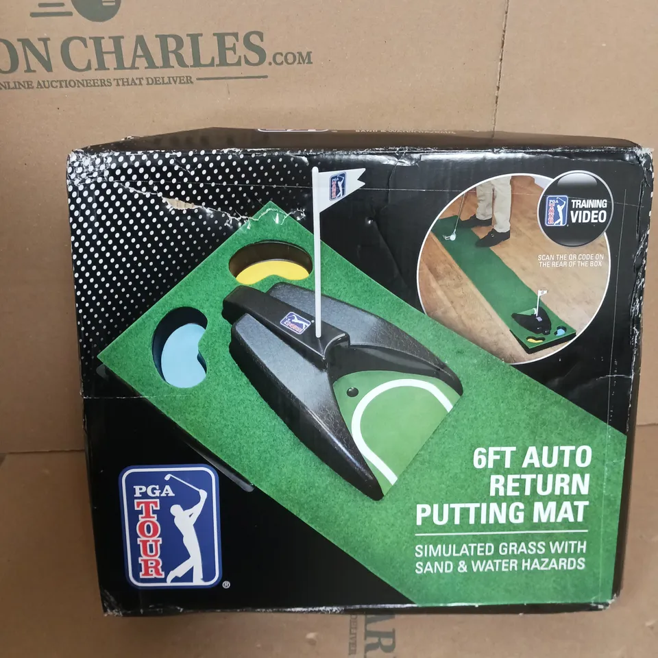 PGA TOUR 6FT AUTO PUTTING MAT RRP £36.99