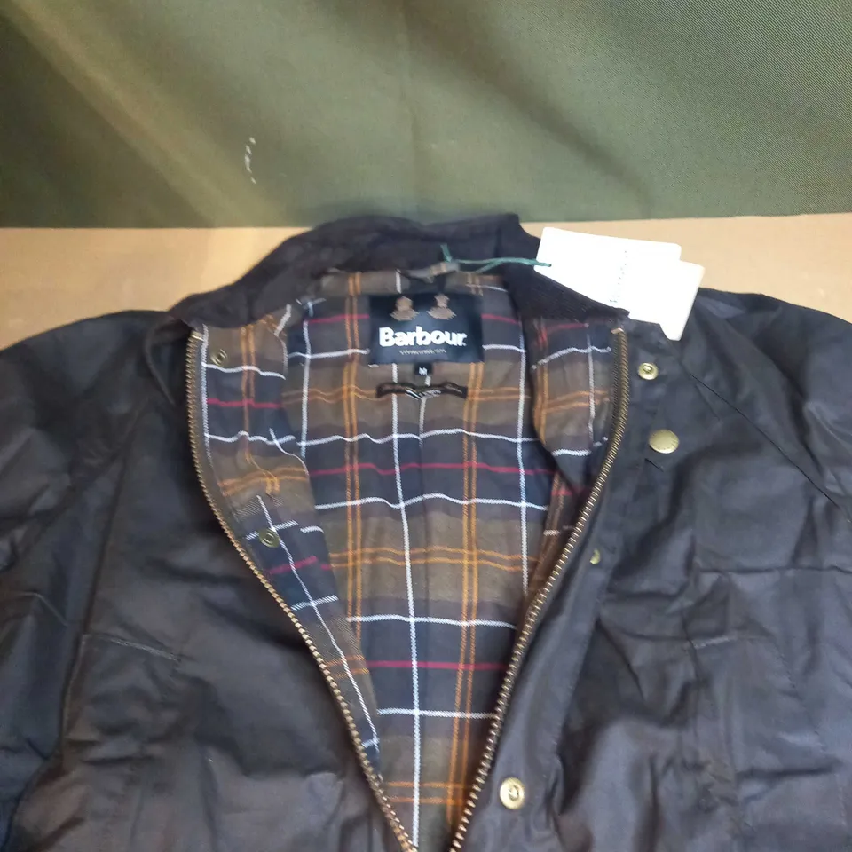MENS BARBOUR ASHBY WAX JACKET SIZE M