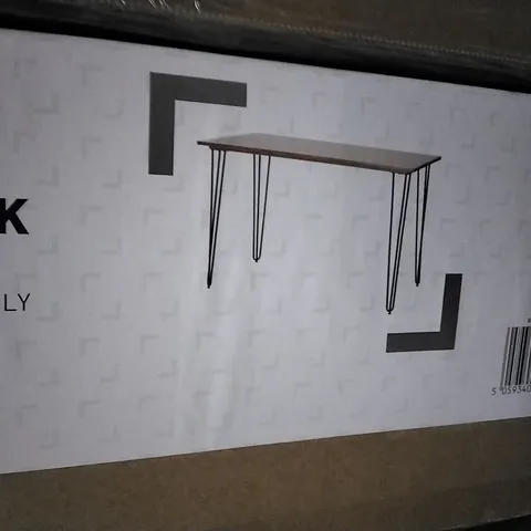 BOXED ZORRAS DESK - WALNUT VENEER