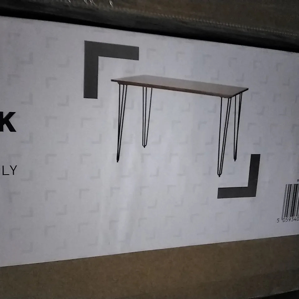BOXED ZORRAS DESK - WALNUT VENEER