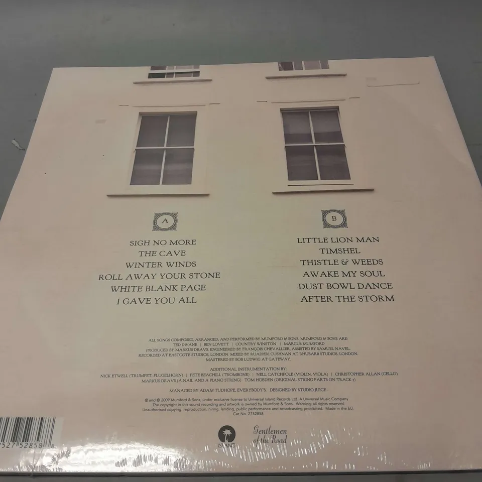SEALED MUMFORD & SONS - SIGH NO MORE VINYL