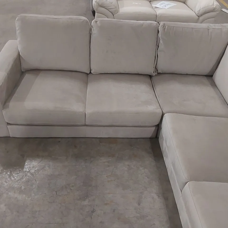 QUALITY DESIGNER VELVET CORNER SOFA