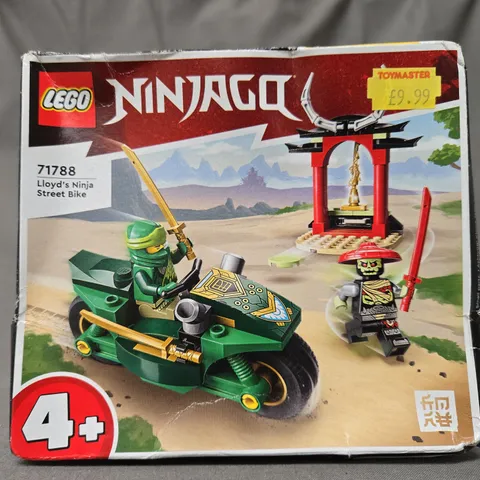 BOXED LEGO NINJAGO 71788 - LLOYD'S NINJA STREET BIKE