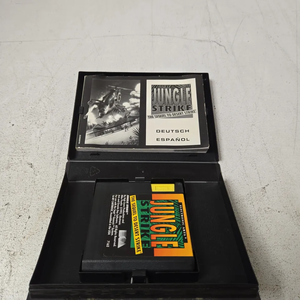 JUNGLE STRIKE – MEGA DRIVE GAME CARTRIDGE