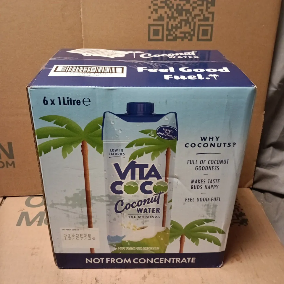 VITA COCO COCONUT WATER 6 X 1 L