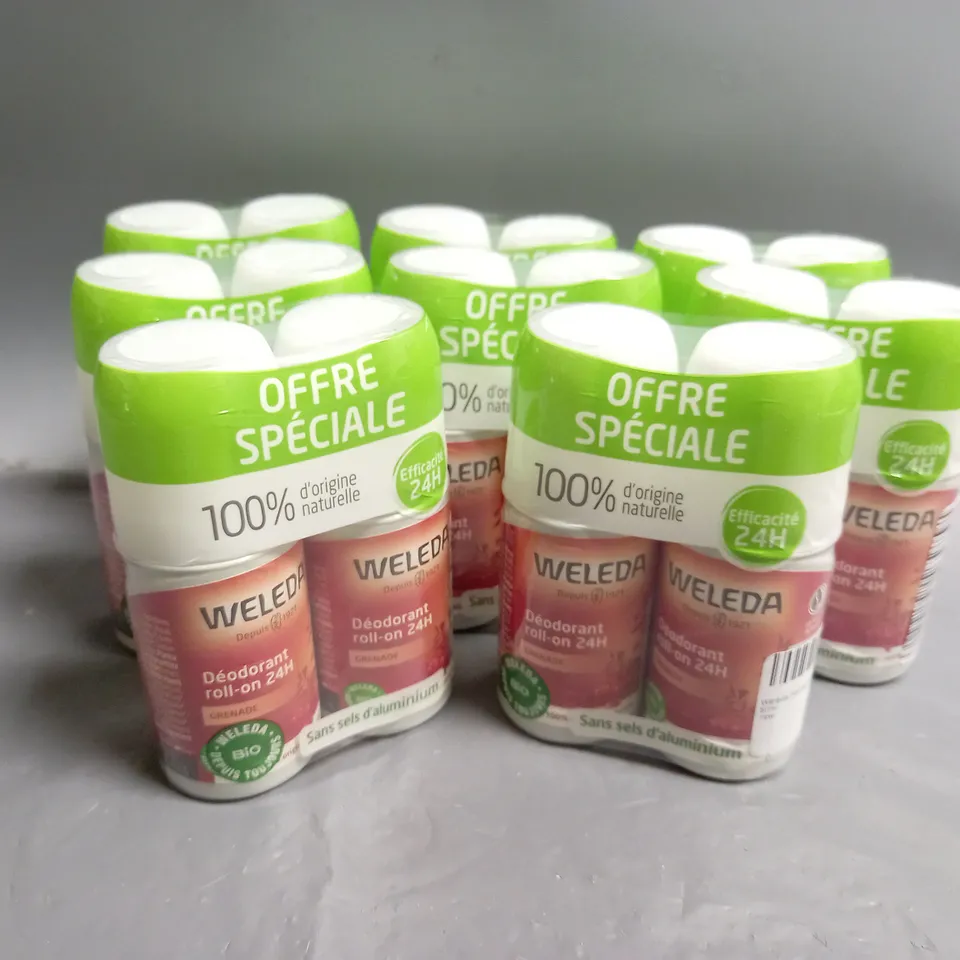 APPROXIMATELY 16 WELEDA DEODORANT ROLL-ON 50ML 