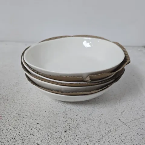 M&S 4PC WHITE BOWL SET