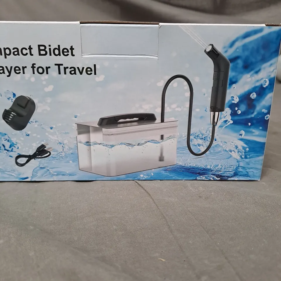 COMPACT BIDET SPRAYER FOR TRAVEL