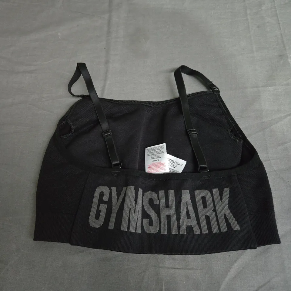 GYMSHARK SMALL BLACK TRAINING TOP 